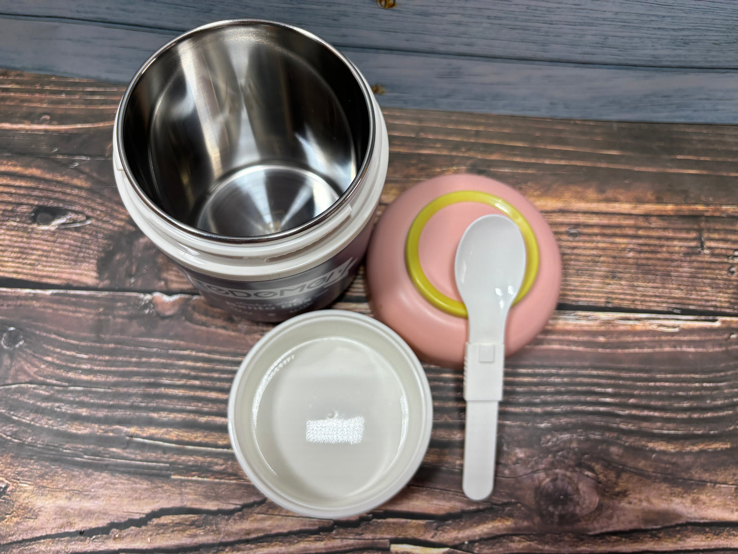 Steel soup cup /snack box (550ml