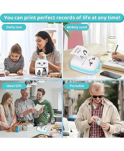 Cute Dinosaur-themed Mini Instant Print Camera For Kids