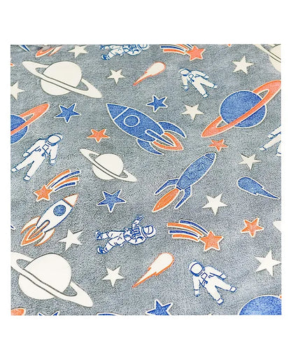 Kids Glowing Blanket for Boys & Girls, Queen Size Blanket ( Glow blanket )