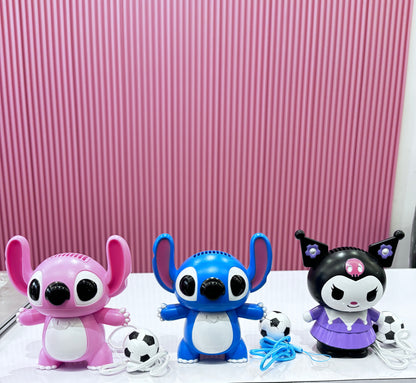 2-in-1 Cartoon Fan & Floating Ball Toy for Kids