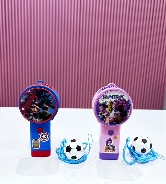 2-in-1 Mini Fan and Ball Blowing Toy