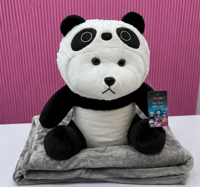2-in-1 Plush Soft Toy with Blanket