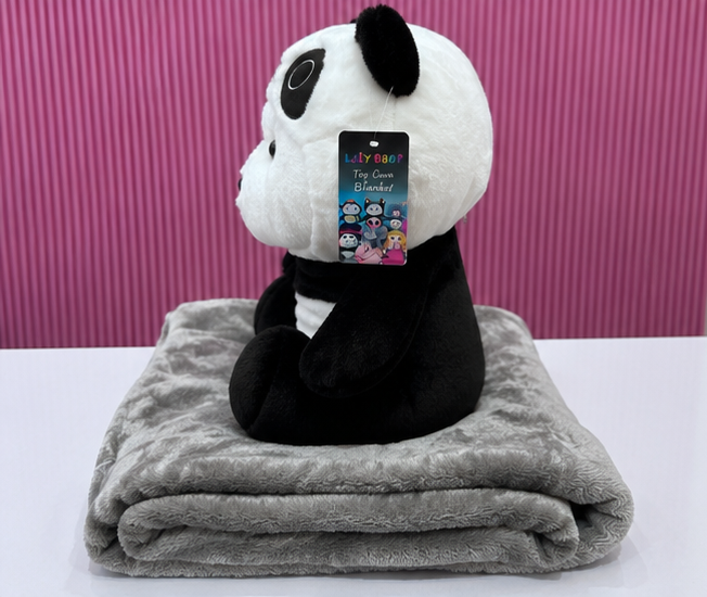 2-in-1 Plush Soft Toy with Blanket