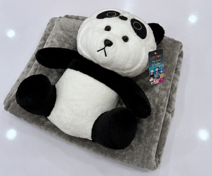 2-in-1 Plush Soft Toy with Blanket