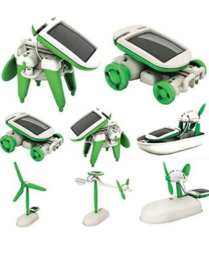 6 in 1 Solar Robot toys