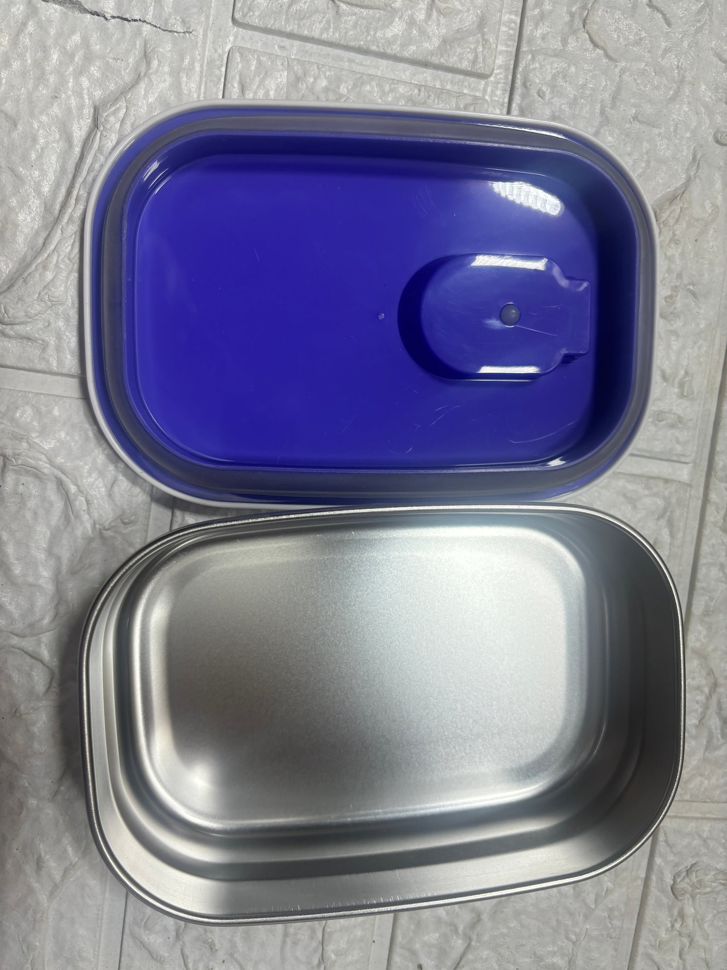 Stainless Steel Lunch Box 620ml for Men,Women,Boys,Girls, School & Office (Pack of 1) Multicolor snack box