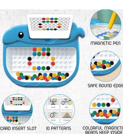 Magnetic Drawing Board for Toddlers, Magnetic Dot Art, Educational Toys Montessori Toys