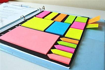 Spot Hunt Sticky Notes & Page Markers Binder Pack, 250 Assorted Size Notes, 125 Page Markers, 25 x 19 cm,