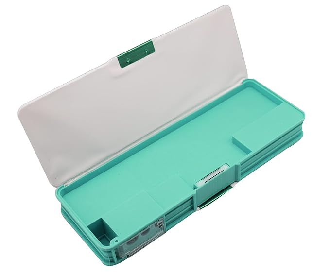 Spot Hunt Multipurpose Pencil Box with LED Light/Lamp and Dual Sharpener for School Kids (BTS)