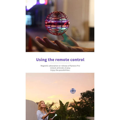 Flying Ball Flyorb Magic Balls Fly Orb Flying Spinner Fidget Toys Children USB Rechargeable Built-in RGB Lights 360Rotating Magic Controller