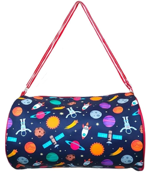 Duffle Bag for Kids // Space Duffle Bag, Duffle Bag for Kids, Space Theme Sling Bag for Kids // Cartoon Swimming, Gym, Travel, Outdoor Picnic Bag, Gift Bag for Girls & Boys