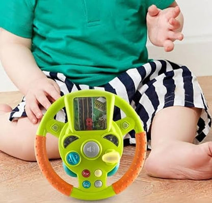 Spot Hunt Little Driver Steering/Wheel Toy@ With Music, Games & Vehicle Sounds, For Kids