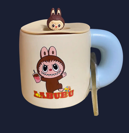 ceramic mug character LABUBU set of 2 cups