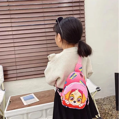 NEW Cartoon Paw Patrol Bag Shoulder Bag Cartoon Marvels Bags chest bag Crossbody Bag Children Bag