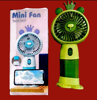 Rechargeable hand held mini smart fan
