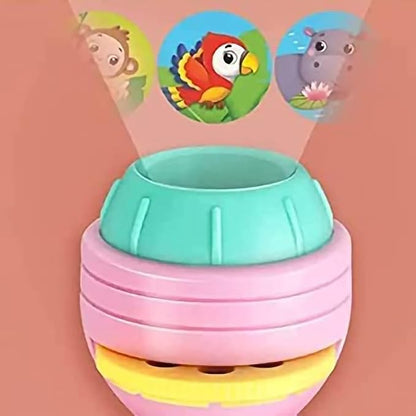 Spot Hunt 3 Slides, 24 Patterns Projector Flashlight Torch, Kids Projection Light Toy Education Learning Night Light Before Going to Bed Best Gift for Kids 5+ Years boy or Girl Learning and Playing