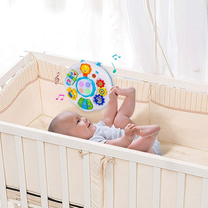 Spot Hunt Baby Activity Table Baby Musical Learning Toy 6 to 12-18 Months Old Boy Girls Activity Center for Toddlers 1-3 Year Olds.Size 12.2 x 12.2 x 7.3 Inches