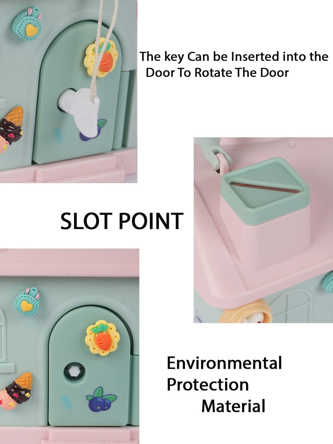 Spot Hunt Adorable Home Piggy Bank Cute Money Saving Coin Bank for Kids and Adults - Ideal Gift for Kids Children Boys and Girls (Green)