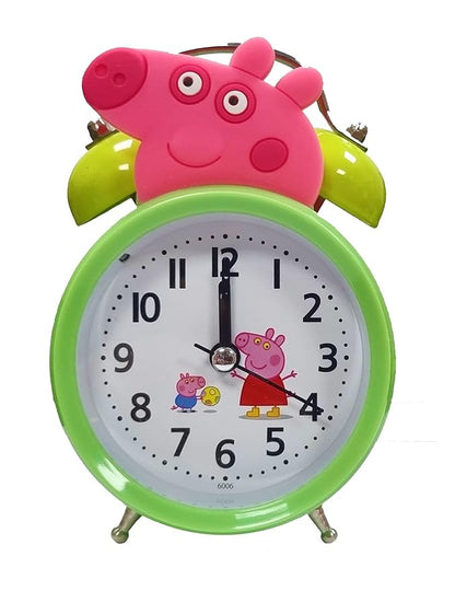 Twin Loud Bell Metal Alarm Clock (Pig)