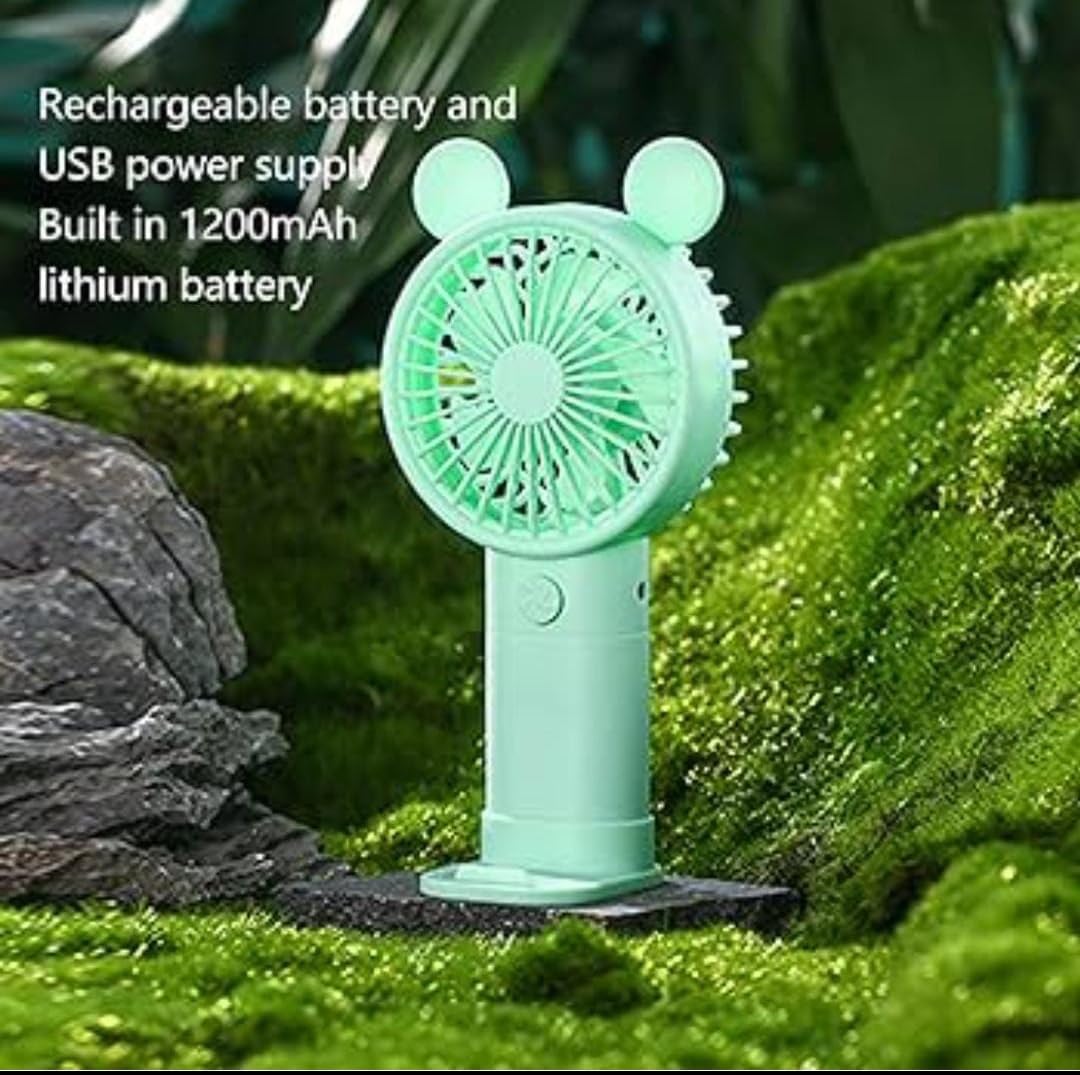 Rechargeable hand held mini smart fan