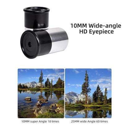 Telescopes for Kids Adults Beginners 50mm Alloy Aperture Astronomical Refractor Telescope 100mm Objective Lens 60x Magnification with Adjustable Tripod Finderscope Compass Birtay Gift for Girl