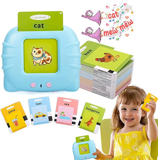 Flash Cards, Talking Toys, Talking Flash Cards, Educational Toys for 2 3 4 Years Old Boy Girl, Talking Toy, Talking Flash Cards Learning Toys, Flash Cards for Babies, Flashcards| Mix Colors
