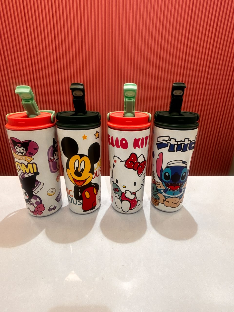 750ml Stainless Steel Kids Insulated Water Bottle with Straw & Handle | Leakproof Cartoon Vacuum Flask for School, Travel & Gifts