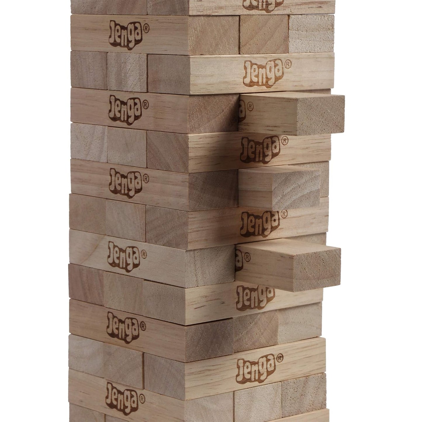 Jenga Game, Jenga Tube Pack, Original Hardwood Blocks Stacking Tower Game, Fun Family Game, Gift Toy for Kids Ages 6+, Birthday gift for boys & girls