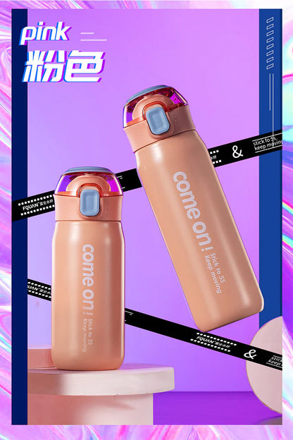 Come on stainless steel water bottle