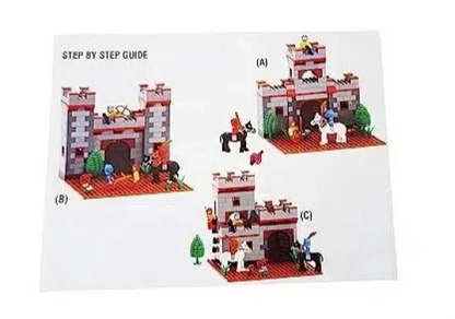 450 PCS Castle Building Blocks Sets,Creative Ideals Dream Palace Building Blocks, Best Micro Mini Bricks Gift for 5+, 6+, 7+, 8+, 9+, 10+ Year Boys, Girls | Toy Blocks for Gifting