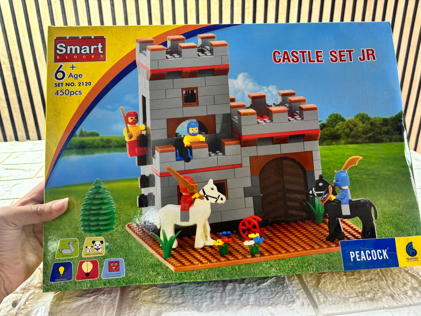450 PCS Castle Building Blocks Sets,Creative Ideals Dream Palace Building Blocks, Best Micro Mini Bricks Gift for 5+, 6+, 7+, 8+, 9+, 10+ Year Boys, Girls | Toy Blocks for Gifting