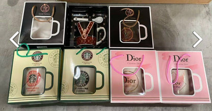 collection of ceramic mugs various brands