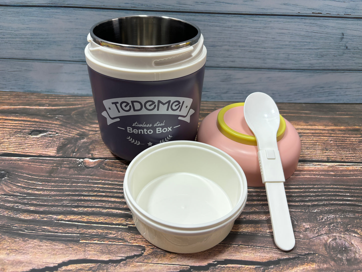 Steel soup cup /snack box (550ml
