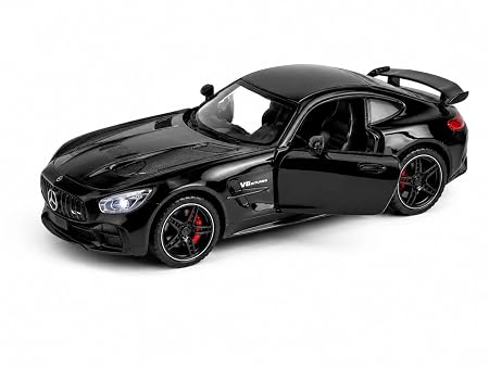 1:32 Die-Cast Sports Car Model with Light & Sound | Pull Back Action Car | Openable Doors | Premium Metal Toy Car for Kids & Collectors