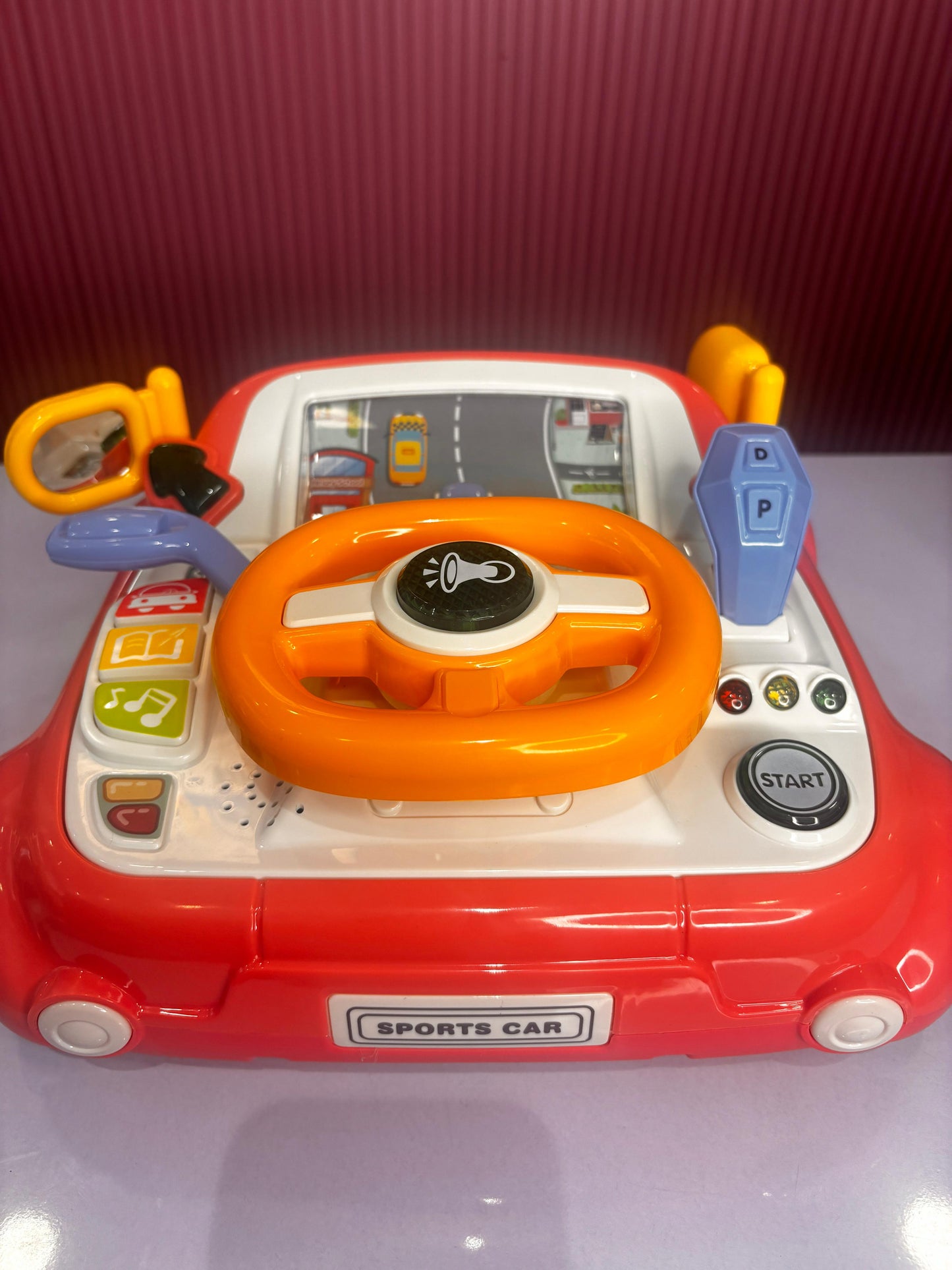 Baby Steering Wheel Toy – Car Racing Sound & Light Toy