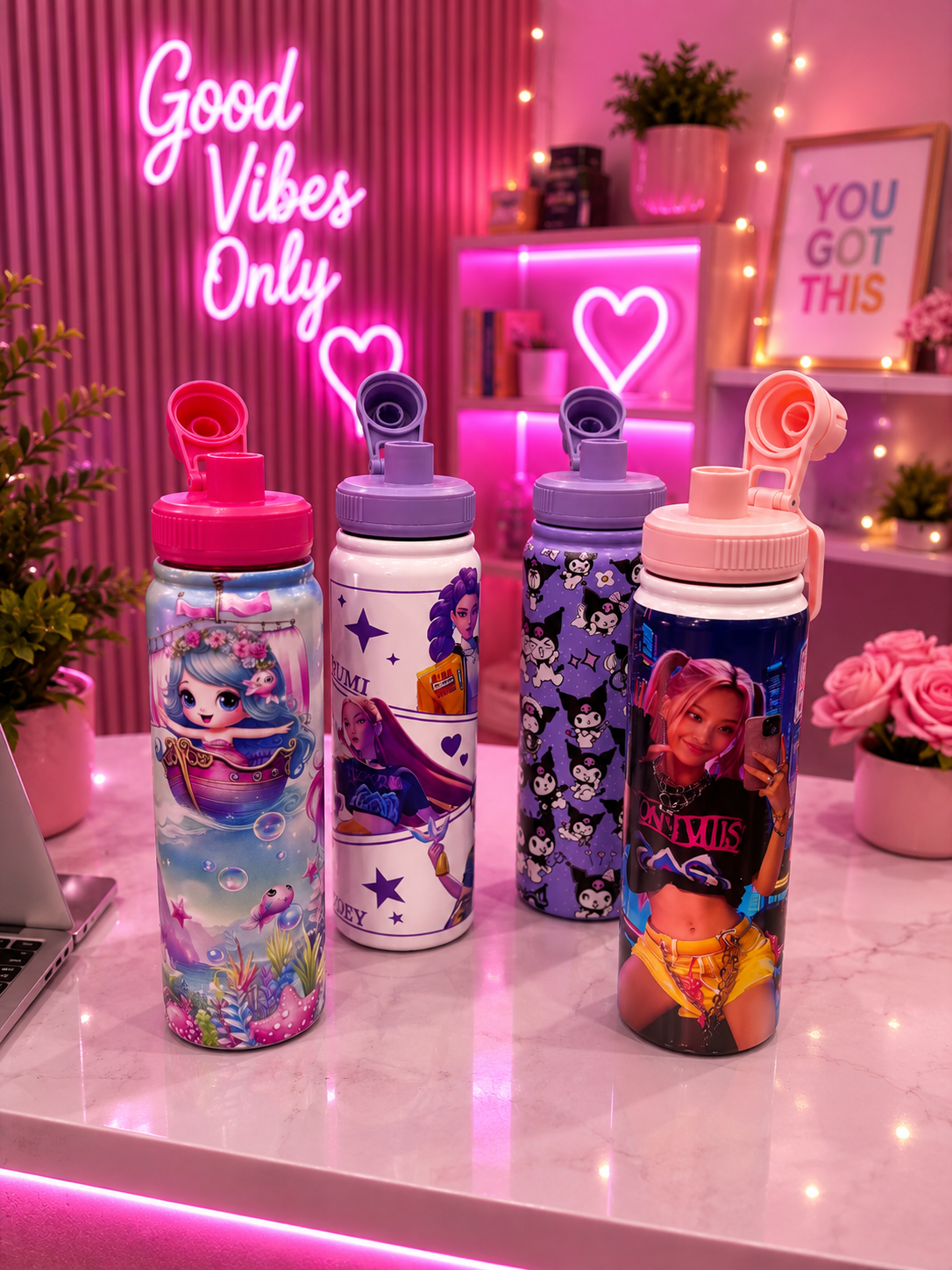 Trendy Character insulated steel Bottles
