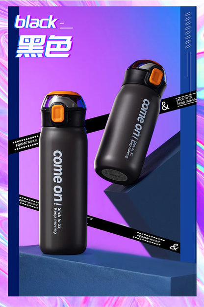 Come on stainless steel water bottle