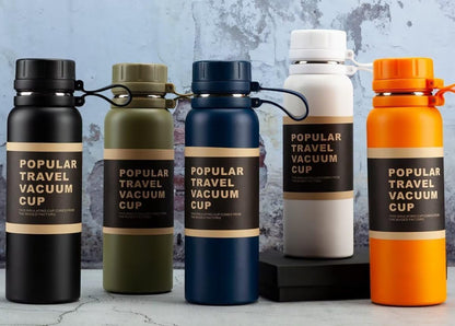 Portable Sports Water Bottle Double Wall Vacuum Cup