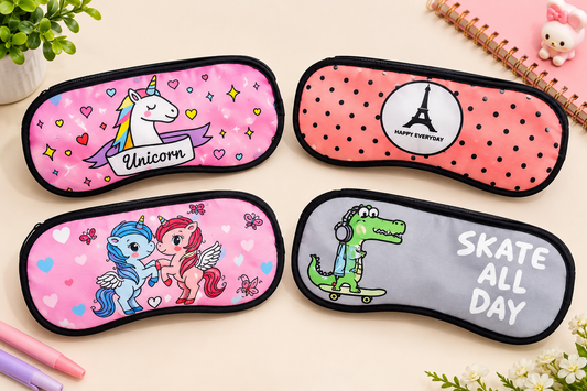 Cute Cartoon Sleeping Eye Mask for Kids & Adults | Soft Printed Sleep Mask