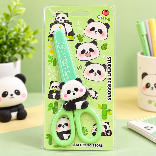 Panda Cartoon Student Safety Scissors
