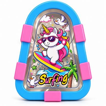 Unicorn & Crocodile Kids Tray – Colorful Cartoon Design