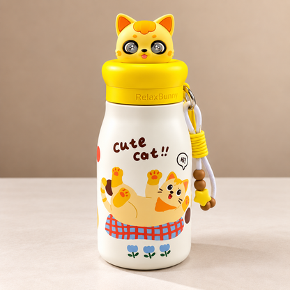 Cute Animal Kids Water Bottle – 500ml Fun Character Design