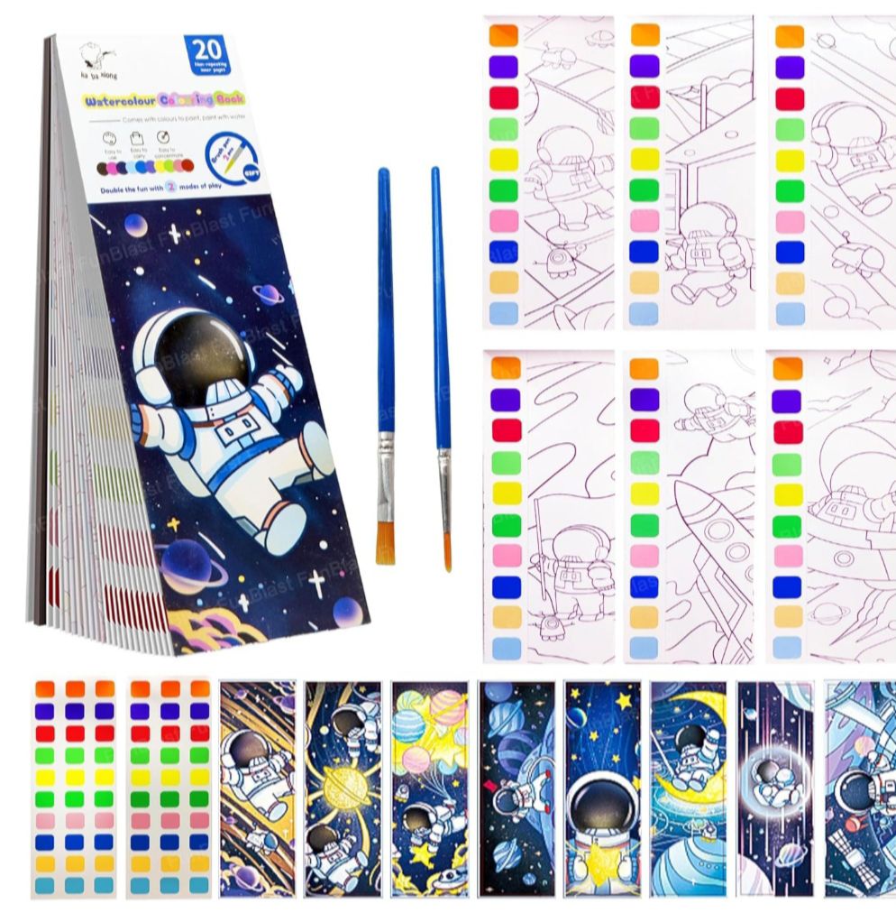 Magic Water Colour and Paint Coloring Book