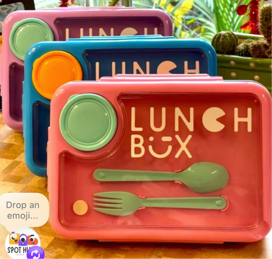 3 compartment with bowl leakproof lunch box ( 650 ml )