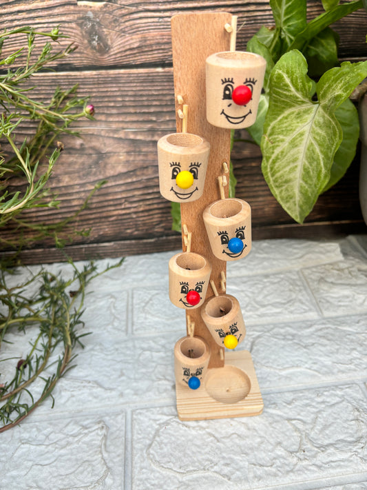 Peng Pai toy Wooden Marble Slider Toy ,Smiling Cartoon Themed Best Family Game Adults | STEM Early Educational Toys | Kids 3 + Years