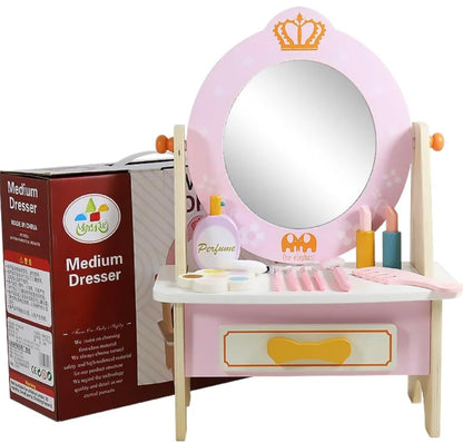 wooden dressing  playset