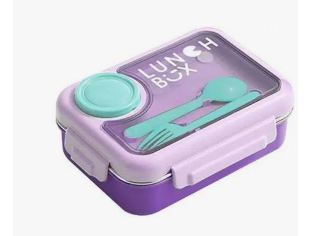 3 compartment with bowl leakproof lunch box ( 650 ml )