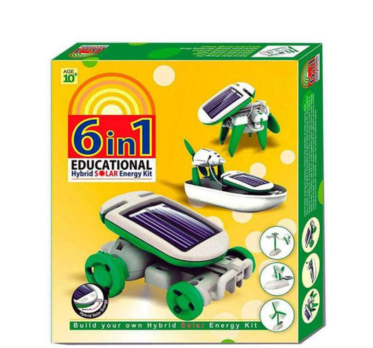 6 in 1 Solar Robot toys