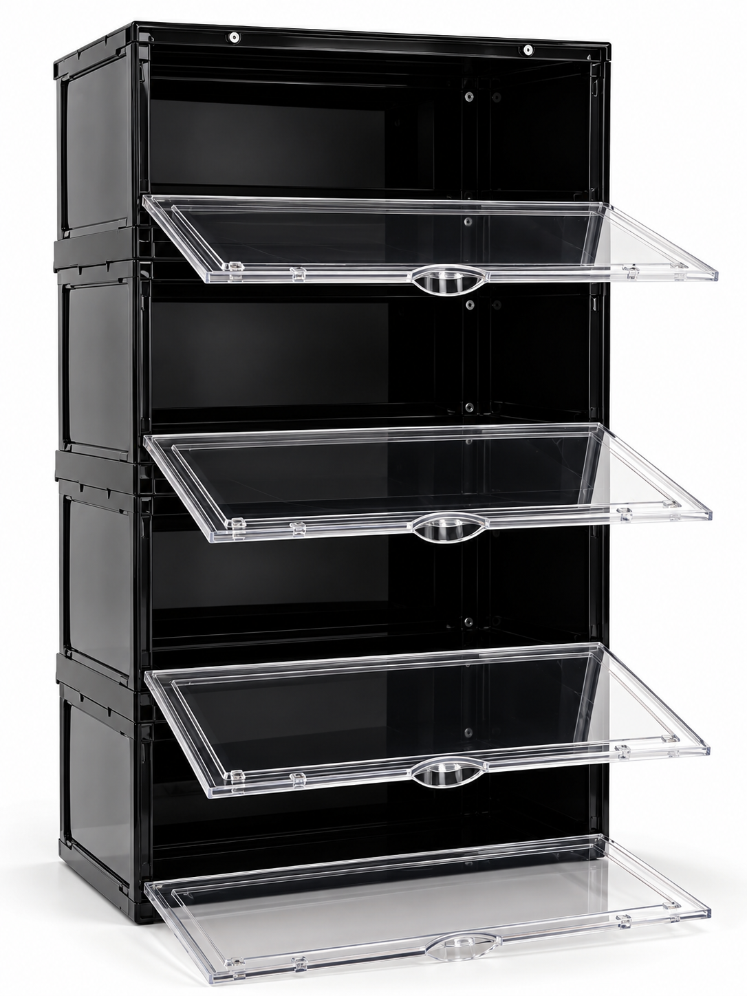 Transparent Shoe Storage Cabinet – Multipurpose Footwear Organizer