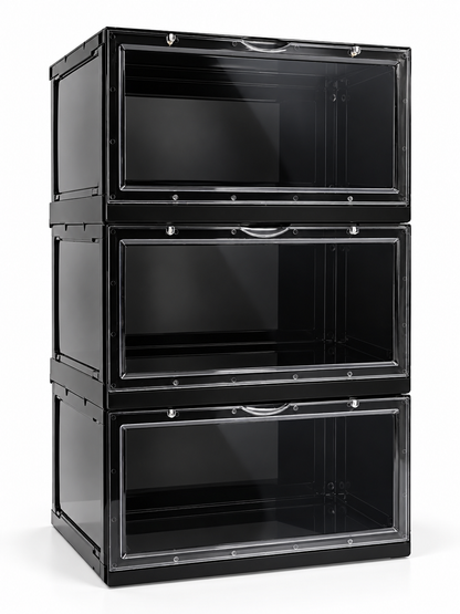 Transparent Shoe Storage Cabinet – Multipurpose Footwear Organizer